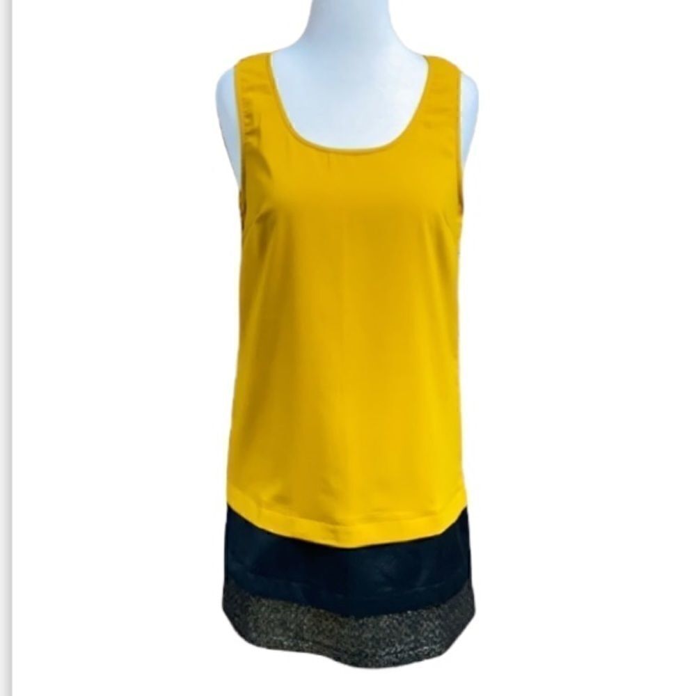 Blu Pepper Mustard Tank dress Size Small